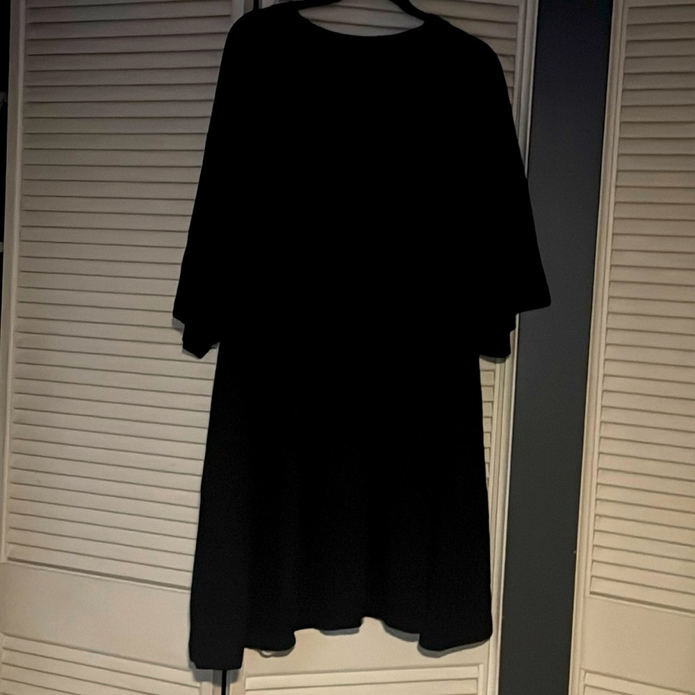 Black ASOS Design - Curve A-line- oversized t-shirt dress